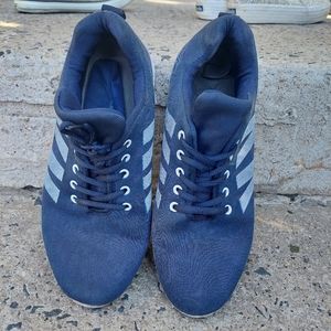 Blue sneakers